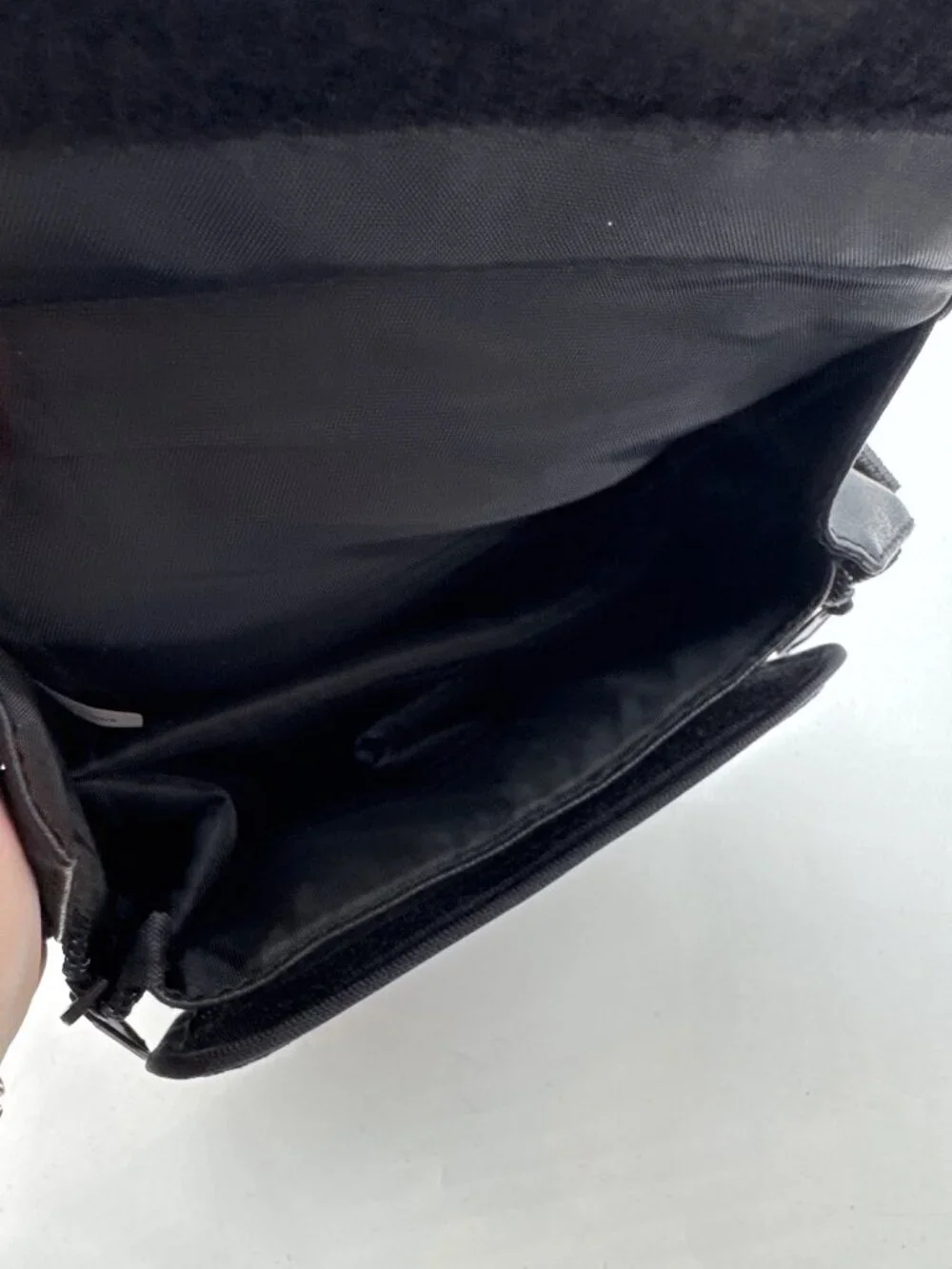 Black Digital Camera Bag With Adjustable Strap & Multiple Pockets For Accessorie